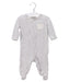 A Grey Long Sleeve Jumpsuits from Mori in size 0-3M for boy. (Front View)