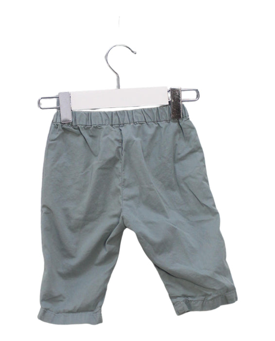 A Teal Casual Pants from Bonpoint in size 3-6M for boy. (Back View)