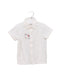 A White Shirts from Momonittu in size 12-18M for men. (Front View)