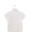 A White Shirts from Momonittu in size 12-18M for men. (Back View)