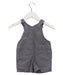 A Grey Overall Shorts from The Little White Company in size 6-12M for boy. (Back View)