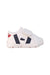 A White Sneakers from Lacoste in size Newborn for boy. (Back View)