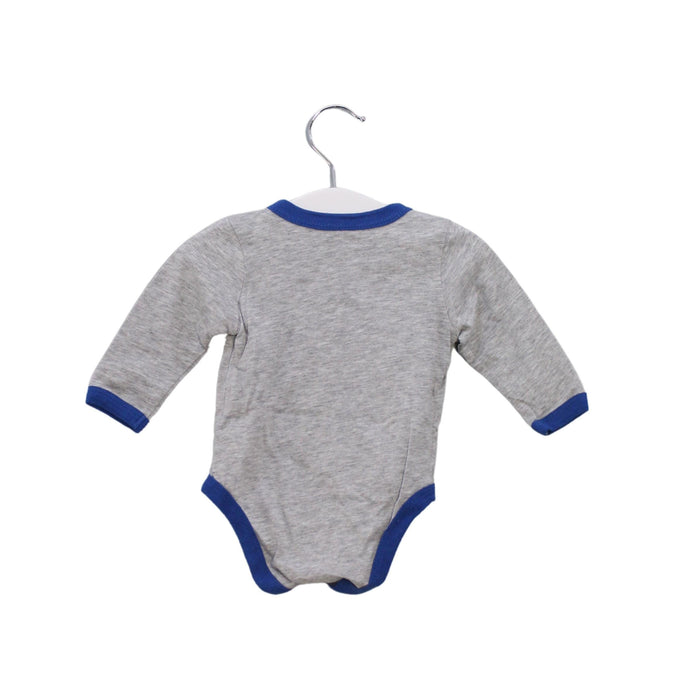 A Grey Bodysuits from CIGOGNE Bébé in size 0-3M for boy. (Back View)