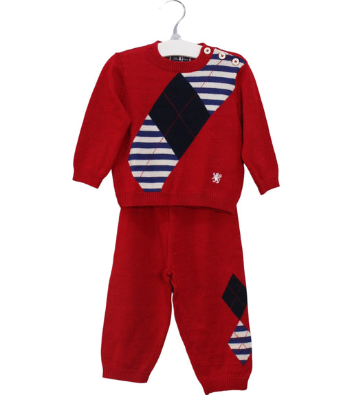 A Red Pants Sets from Nicholas & Bears in size 6-12M for boy. (Front View)