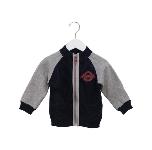 A Navy Lightweight Jackets from Armani in size 2T for boy. (Front View)
