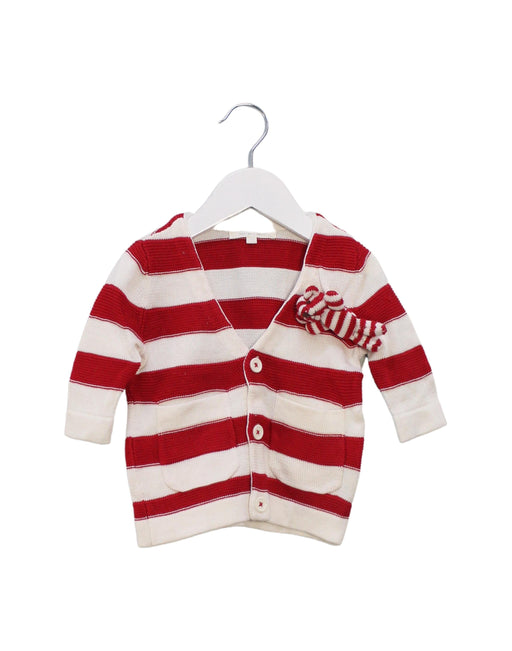 A Red Cardigans from Nicholas & Bears in size 0-3M for boy. (Front View)
