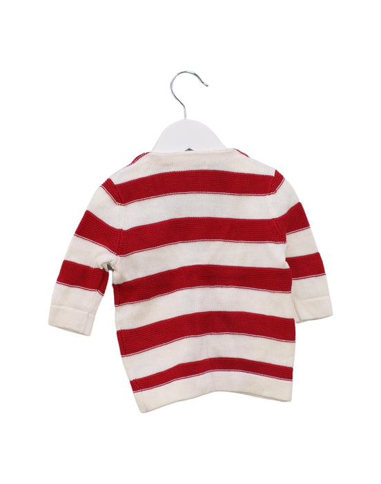 A Red Cardigans from Nicholas & Bears in size 0-3M for boy. (Back View)