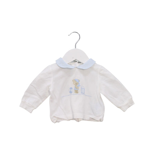 A White Long Sleeve Tops from Nicholas & Bears in size 0-3M for boy. (Front View)