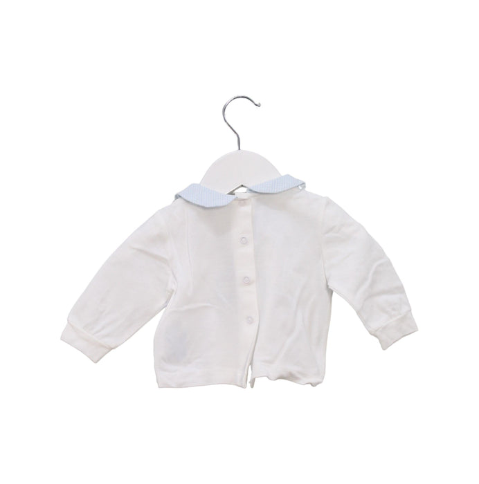 A White Long Sleeve Tops from Nicholas & Bears in size 0-3M for boy. (Back View)