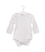 A White Bodysuits from Mamas & Papas in size 6-12M for boy. (Front View)