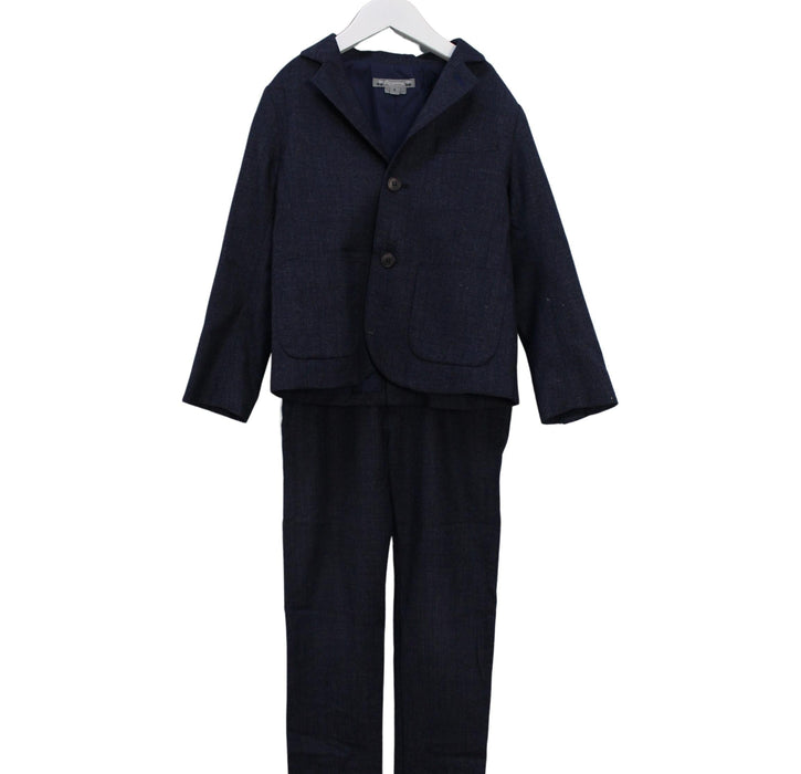 A Navy Pants Sets from Bonpoint in size 6T for boy. (Front View)