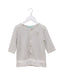 A Grey Long Sleeve Tops from Hakka in size 2T for girl. (Front View)