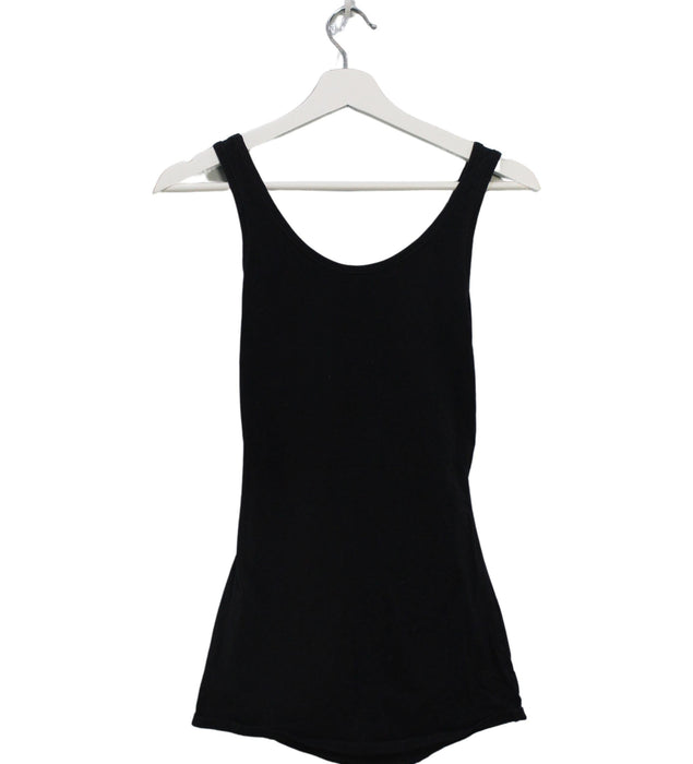 A Black Sleeveless Tops from Boob in size XS for maternity. (Back View)