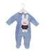 A Blue Onesies from Emporio Armani in size 0-3M for boy. (Front View)