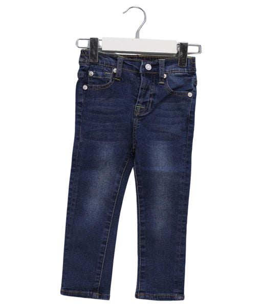 A Blue Casual Pants from 7 For All Mankind in size 18-24M for girl. (Front View)