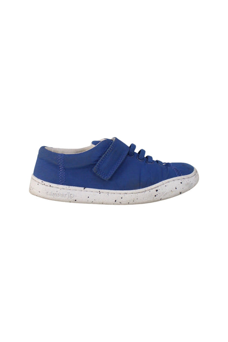 A Blue Sneakers from Camper in size 6T for boy. (Back View)