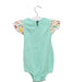 A Green Short Sleeve Bodysuits from Origany in size 3-6M for girl. (Back View)