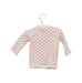 A Pink Long Sleeve Tops from Nature Baby in size 0-3M for girl. (Back View)