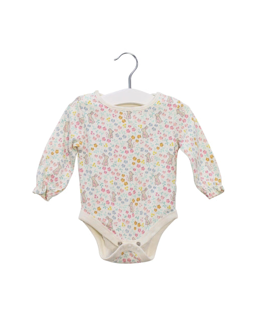 A Multicolour Long Sleeve Bodysuits from Jojo Maman Bébé in size 0-3M for girl. (Front View)