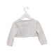 A White Cardigans from Tutu Du Monde in size 3-6M for girl. (Back View)