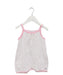 A White Sleeveless Rompers from Petit Bateau in size 12-18M for girl. (Front View)