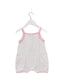 A White Sleeveless Rompers from Petit Bateau in size 12-18M for girl. (Back View)