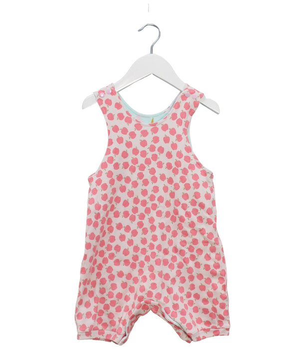 A Teal Sleeveless Rompers from Cotton Pigs in size 12-18M for girl. (Front View)