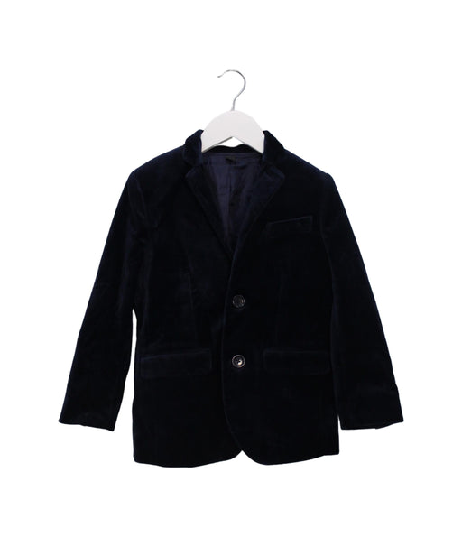 A Navy Blazers from Crewcuts in size 6T for boy. (Front View)