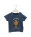 A Blue Short Sleeve T Shirts from Bout'Chou in size 6-12M for boy. (Front View)