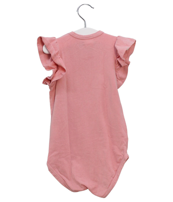 A Pink Sleeveless Bodysuits from Seed in size 6-12M for girl. (Back View)
