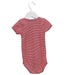 A Red Short Sleeve Bodysuits from Petit Bateau in size 6-12M for neutral. (Back View)