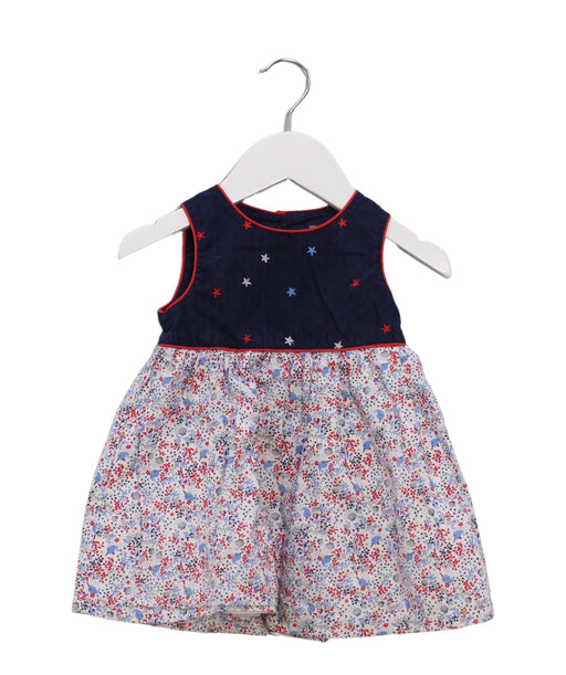 A Navy Sleeveless Dresses from Sergent Major in size 6-12M for girl. (Front View)
