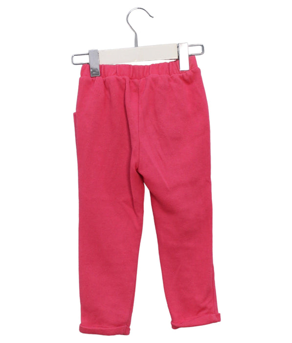 A Pink Sweatpants from Juicy Couture in size 2T for girl. (Back View)