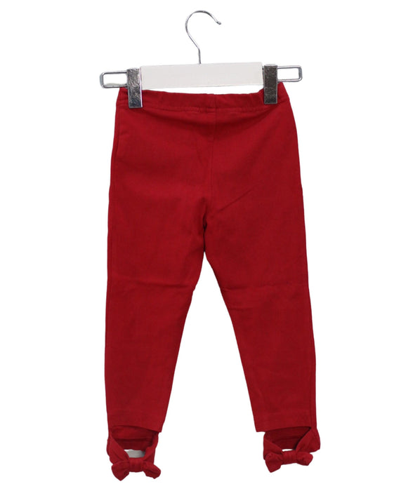 A Red Leggings from Polo Ralph Lauren in size 2T for girl. (Back View)