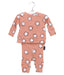 A Pink Pyjama Sets from Burberry in size 0-3M for girl. (Front View)