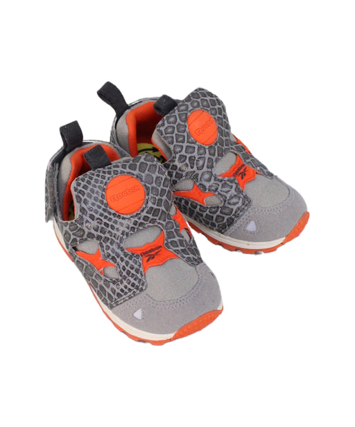 A Grey Sneakers from Reebok in size 18-24M for boy. (Front View)