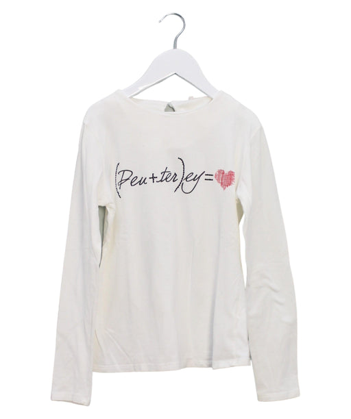 A White Long Sleeve Tops from Peuterey in size 12Y for girl. (Front View)