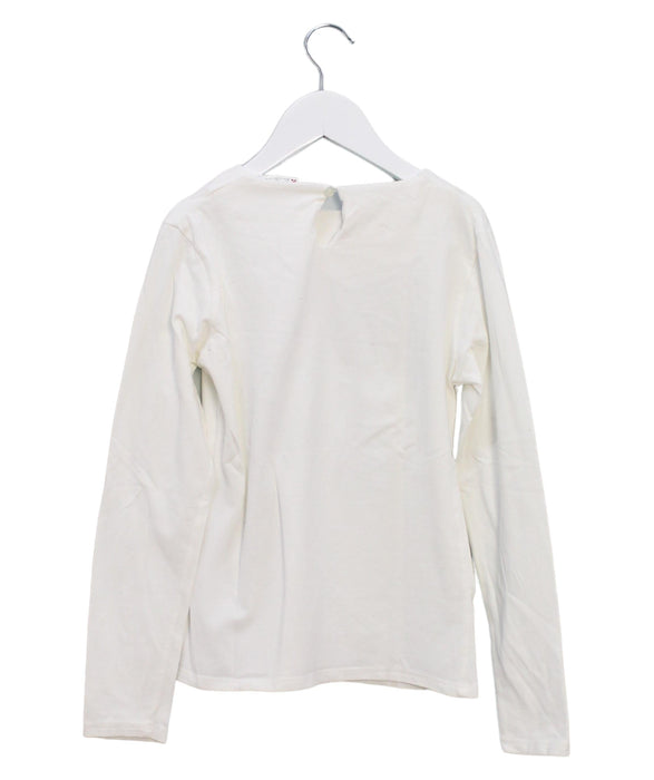 A White Long Sleeve Tops from Peuterey in size 12Y for girl. (Back View)