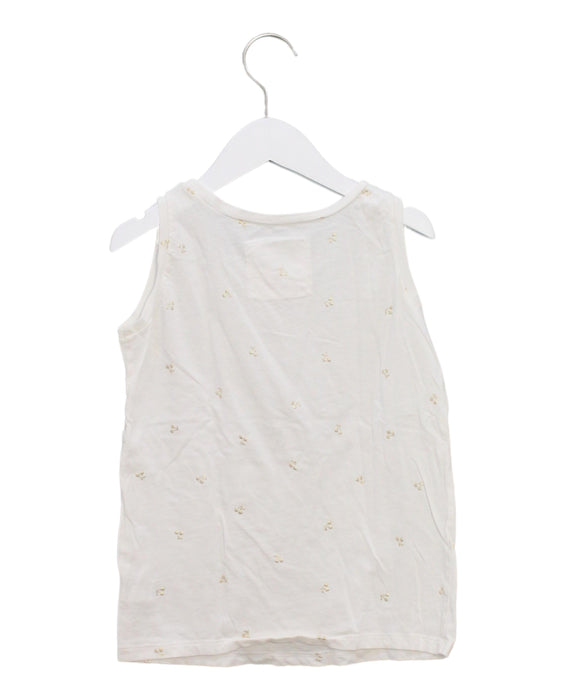 A White Sleeveless Tops from Bonpoint in size 10Y for girl. (Back View)