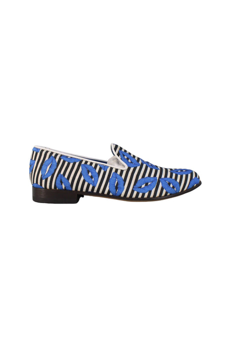 A Blue Loafers & Moccasins from Cecilia Bringheli in size 12Y for boy. (Back View)