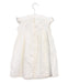 A White Sleeveless Dresses from Bonpoint in size 12-18M for girl. (Back View)