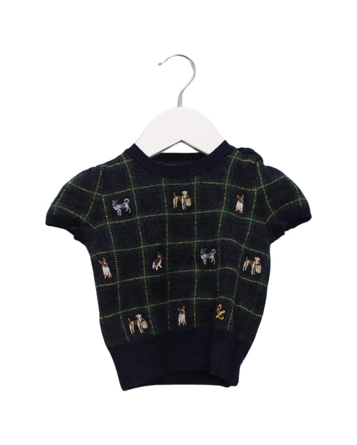 A Navy Knit Sweaters from Polo Ralph Lauren in size 2T for girl. (Front View)