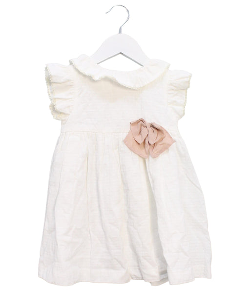 A White Short Sleeve Dresses from Fina Ejerique in size 2T for girl. (Front View)