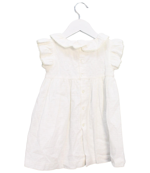 A White Short Sleeve Dresses from Fina Ejerique in size 2T for girl. (Back View)