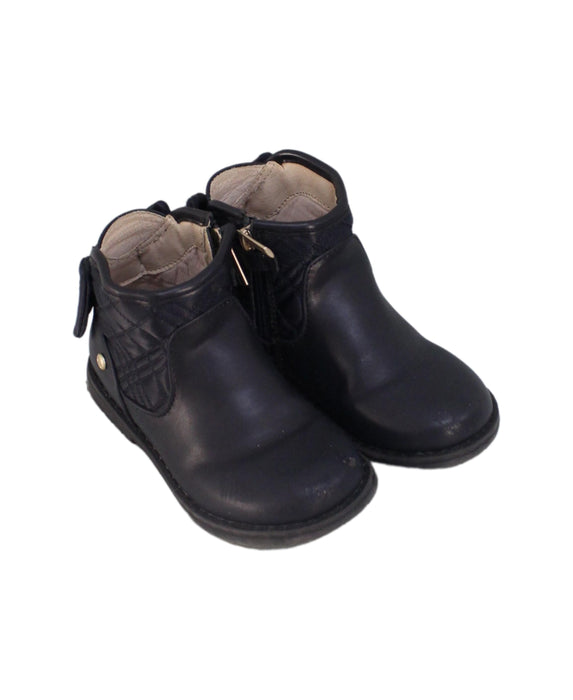 A Navy Casual Boots from Mayoral in size 3T for girl. (Front View)