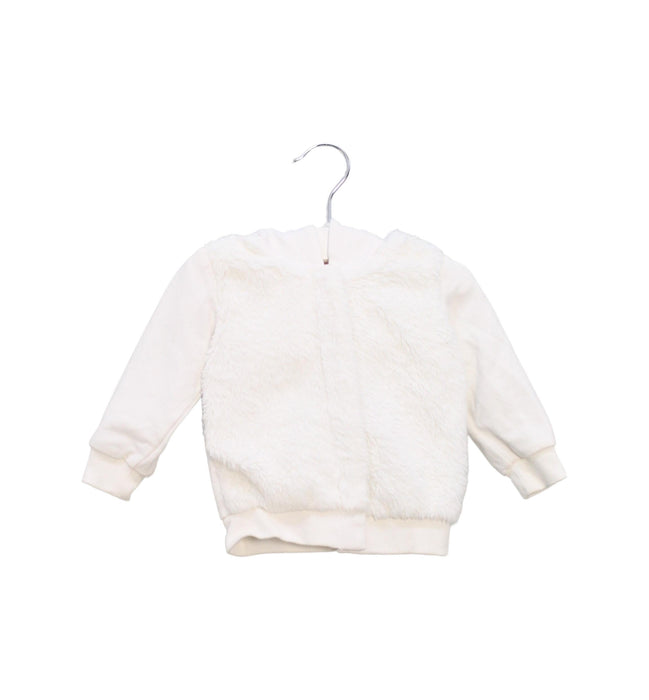 A White Lightweight Jackets from Chicco in size 6-12M for girl. (Front View)