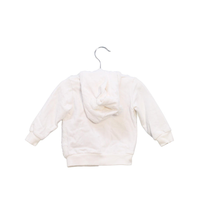 A White Lightweight Jackets from Chicco in size 6-12M for girl. (Back View)