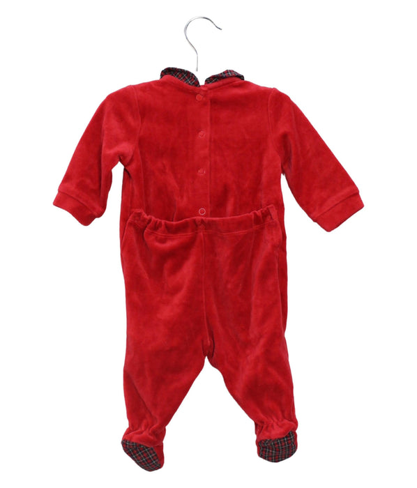 A Red Onesies from Chicco in size 0-3M for girl. (Back View)