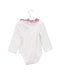 A White Long Sleeve Bodysuits from Jacadi in size 18-24M for girl. (Back View)