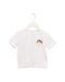 A White Short Sleeve T Shirts from Naomi Wear in size 18-24M for girl. (Front View)